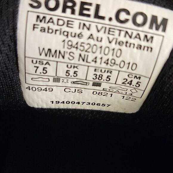 Sorel Womens 7.5 Velcro Athletic Shoes - Picture 8 of 9